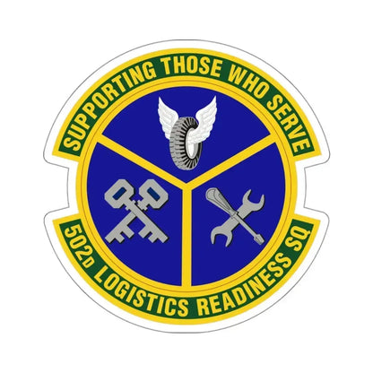 502d Logistics Readiness Squadron (U.S. Air Force) STICKER Vinyl Die-Cut Decal 3 Inch - The Sticker Space