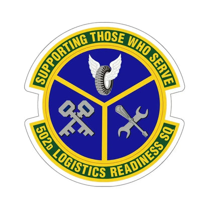 502d Logistics Readiness Squadron (U.S. Air Force) STICKER Vinyl Die-Cut Decal 5 Inch - The Sticker Space