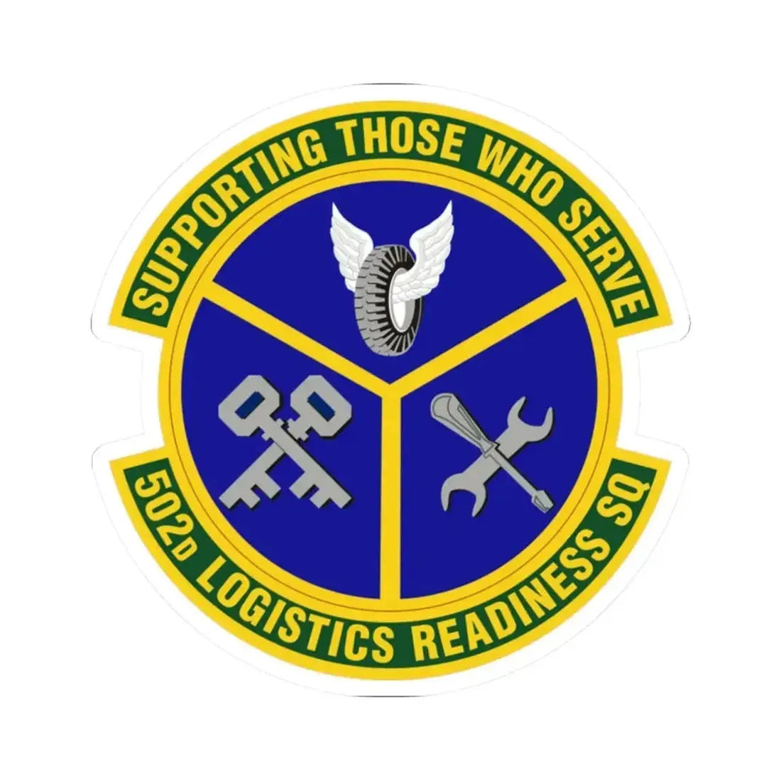 502d Logistics Readiness Squadron (U.S. Air Force) STICKER Vinyl Kiss-Cut Decal - The Sticker Space