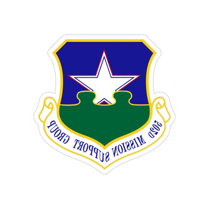 502d Mission Support Group (U.S. Air Force) REVERSE PRINT Transparent STICKER-6" × 6"-The Sticker Space