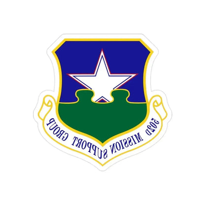 502d Mission Support Group (U.S. Air Force) REVERSE PRINT Transparent Die-Cut STICKER 2 Inch Die-Cut Transparent - The Sticker Space