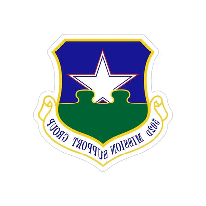 502d Mission Support Group (U.S. Air Force) REVERSE PRINT Transparent Die-Cut STICKER - The Sticker Space