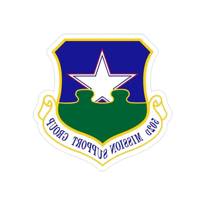 502d Mission Support Group (U.S. Air Force) REVERSE PRINT Transparent Die-Cut STICKER - The Sticker Space