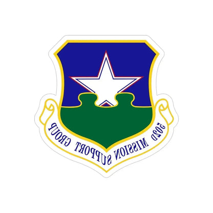 502d Mission Support Group (U.S. Air Force) REVERSE PRINT Transparent Die-Cut STICKER - The Sticker Space