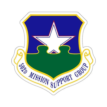 502d Mission Support Group (U.S. Air Force) STICKER Vinyl Die-Cut Decal 5 Inch - The Sticker Space