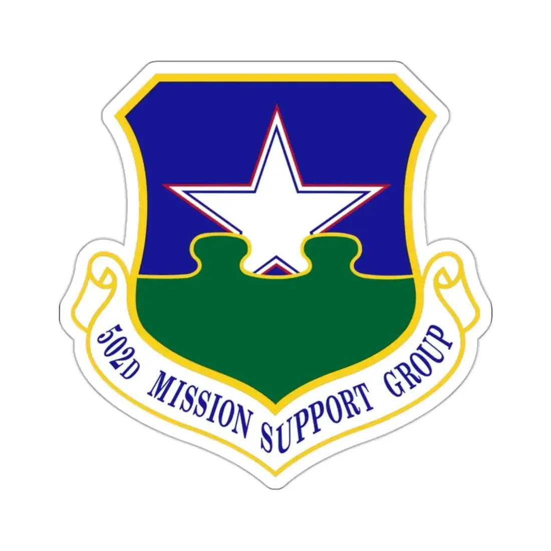 502d Mission Support Group (U.S. Air Force) STICKER Vinyl Die-Cut Decal - The Sticker Space