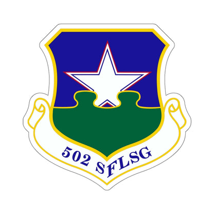 502d Security Forces and Logistics Support Group (U.S. Air Force) STICKER Vinyl Die-Cut Decal-White-The Sticker Space