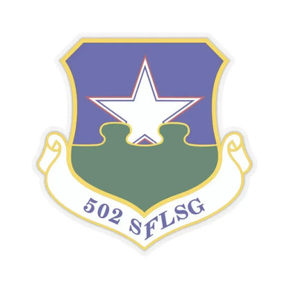 502d Security Forces and Logistics Support Group (U.S. Air Force) STICKER Vinyl Kiss-Cut Decal 2 Inch Transparent - The Sticker Space