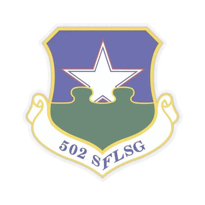 502d Security Forces and Logistics Support Group (U.S. Air Force) STICKER Vinyl Kiss-Cut Decal 3 Inch Transparent - The Sticker Space