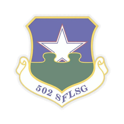 502d Security Forces and Logistics Support Group (U.S. Air Force) STICKER Vinyl Kiss-Cut Decal 4 Inch Transparent - The Sticker Space