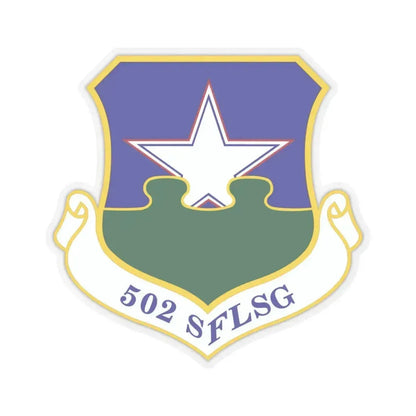 502d Security Forces and Logistics Support Group (U.S. Air Force) STICKER Vinyl Kiss-Cut Decal 6 Inch Transparent - The Sticker Space