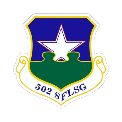 502d Security Forces and Logistics Support Group (U.S. Air Force) STICKER Vinyl Kiss-Cut Decal 6 Inch White - The Sticker Space