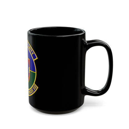 502d Security Forces Squadron (U.S. Air Force) Black Coffee Mug-The Sticker Space