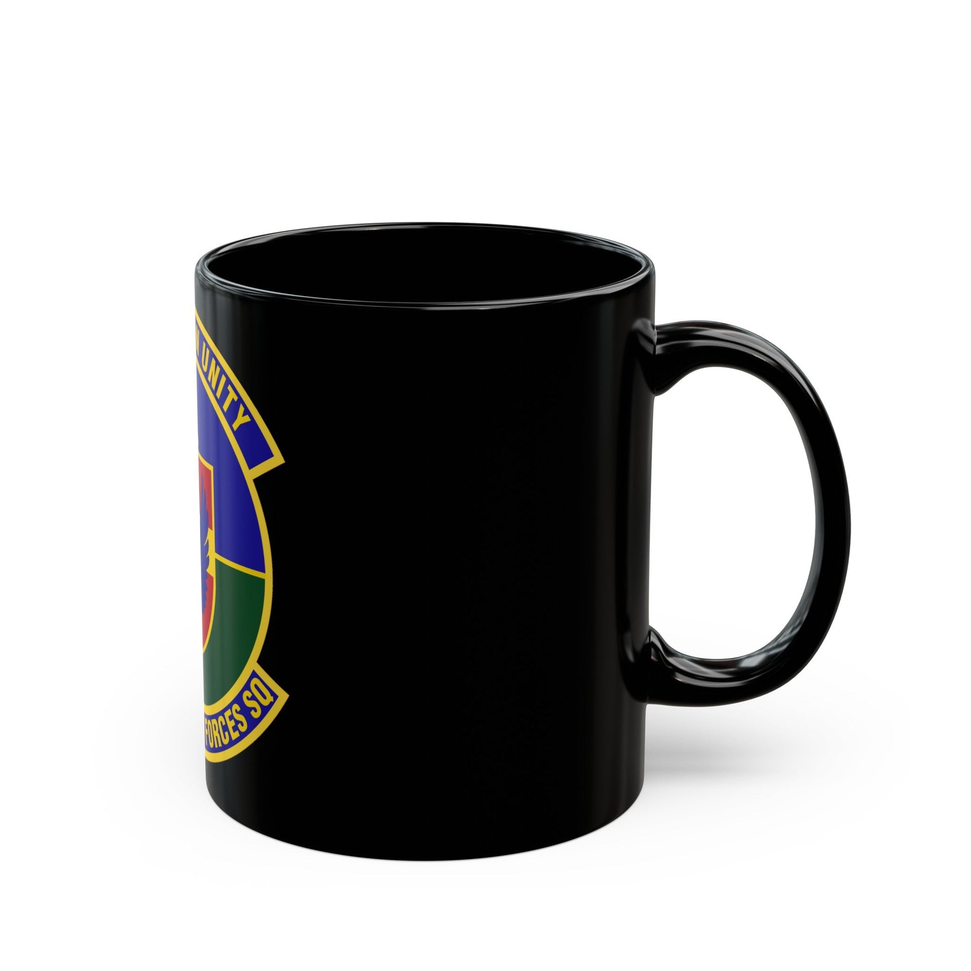 502d Security Forces Squadron (U.S. Air Force) Black Coffee Mug-The Sticker Space