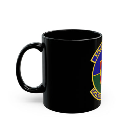 502d Security Forces Squadron (U.S. Air Force) Black Coffee Mug-The Sticker Space