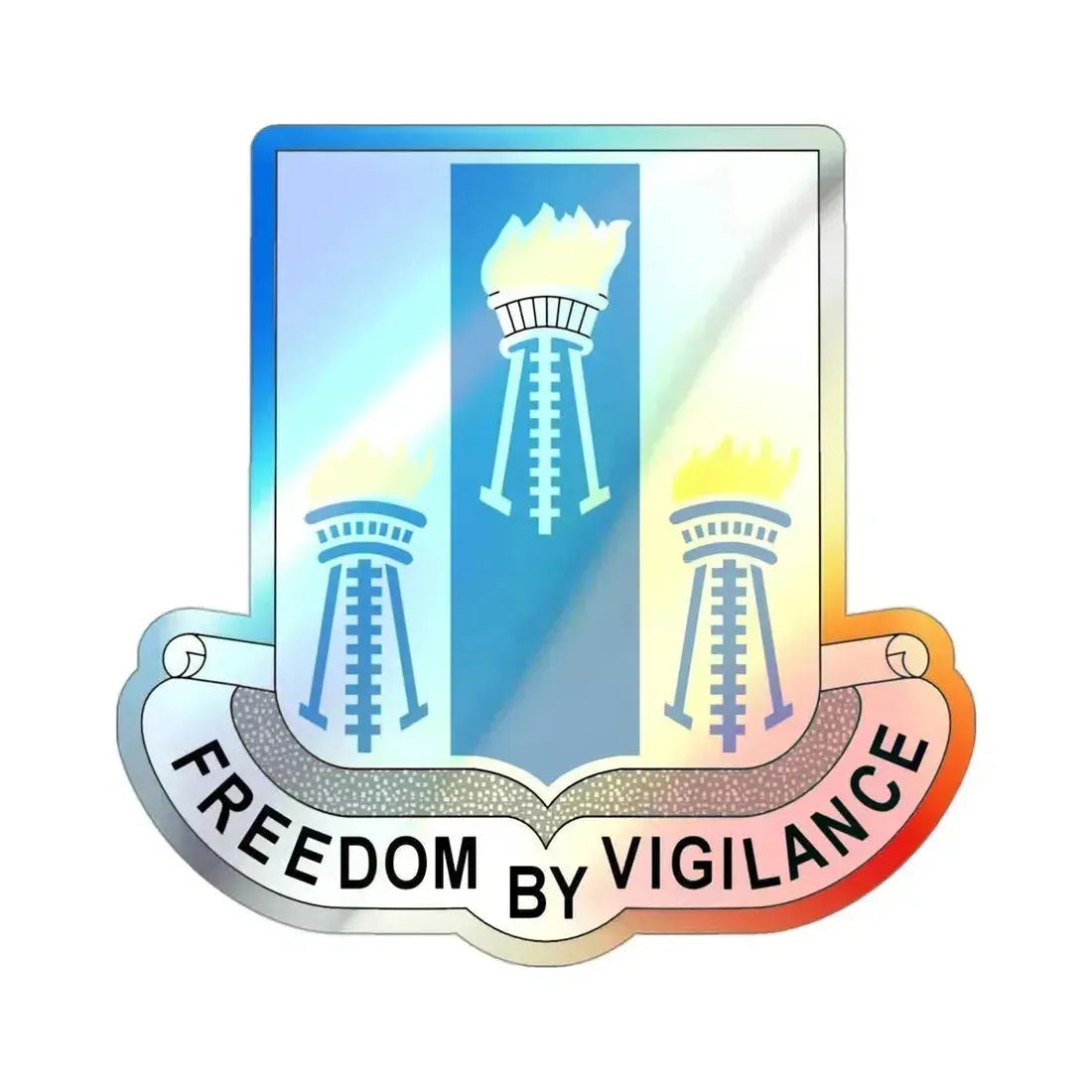 502nd Military Intelligence Battalion (U.S. Army) Holographic STICKER Die-Cut Vinyl Decal 3 Inch Holographic - The Sticker Space