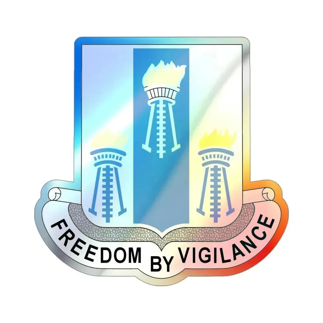 502nd Military Intelligence Battalion (U.S. Army) Holographic STICKER Die-Cut Vinyl Decal 3 Inch Holographic - The Sticker Space