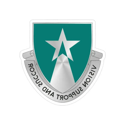 503 Aviation Battalion (U.S. Army) REVERSE PRINT Transparent Die-Cut STICKER 2 Inch Die-Cut Transparent - The Sticker Space