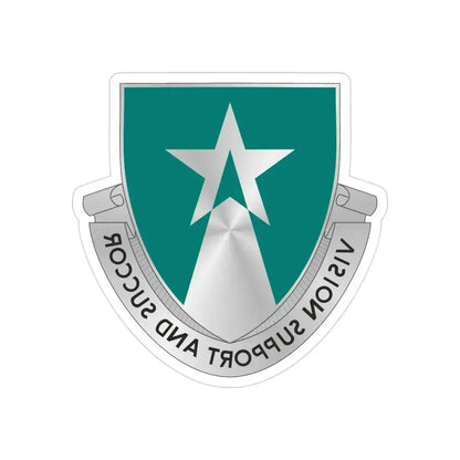 503 Aviation Battalion (U.S. Army) REVERSE PRINT Transparent Die-Cut STICKER 3 Inch Die-Cut Transparent - The Sticker Space