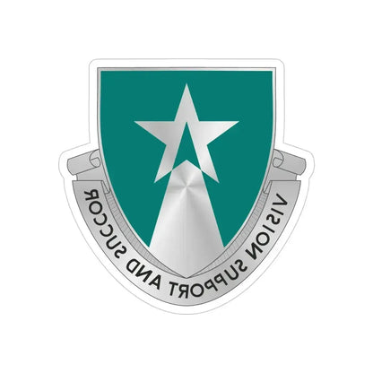 503 Aviation Battalion (U.S. Army) REVERSE PRINT Transparent Die-Cut STICKER 5 Inch Die-Cut Transparent - The Sticker Space