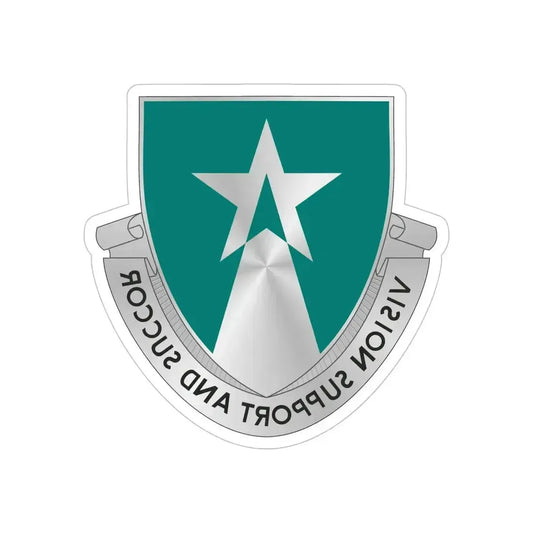 503 Aviation Battalion (U.S. Army) REVERSE PRINT Transparent Die-Cut STICKER 6 Inch Die-Cut Transparent - The Sticker Space