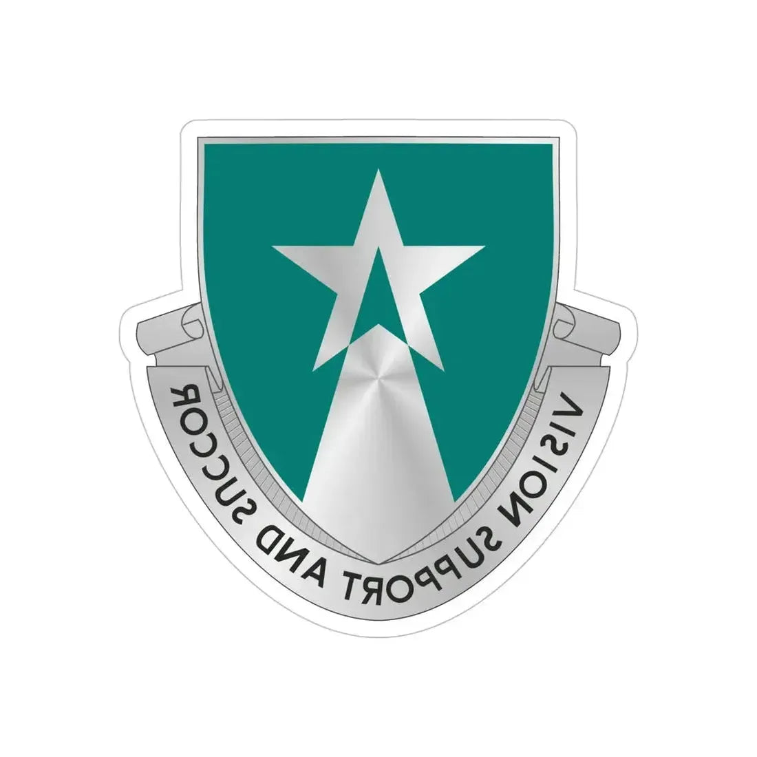 503 Aviation Battalion (U.S. Army) REVERSE PRINT Transparent Die-Cut STICKER - The Sticker Space