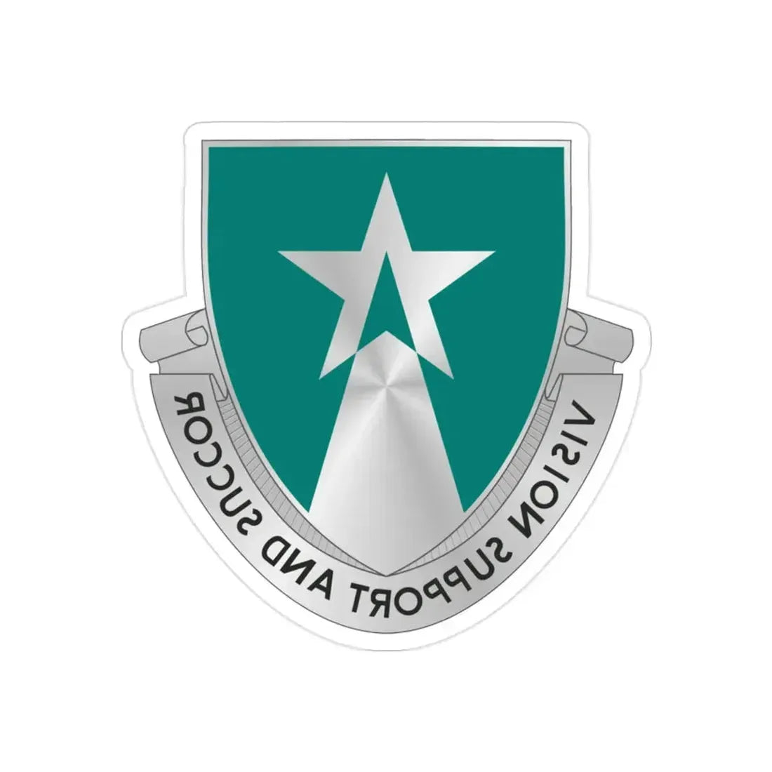 503 Aviation Battalion (U.S. Army) REVERSE PRINT Transparent Die-Cut STICKER - The Sticker Space