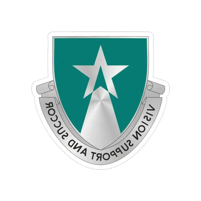 503 Aviation Battalion (U.S. Army) REVERSE PRINT Transparent Die-Cut STICKER - The Sticker Space