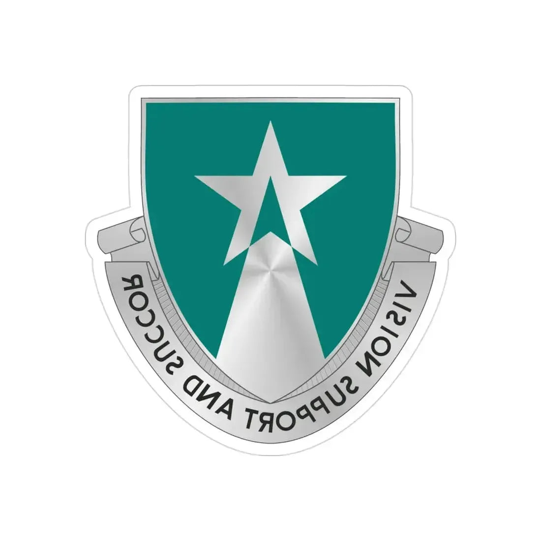 503 Aviation Battalion (U.S. Army) REVERSE PRINT Transparent Die-Cut STICKER - The Sticker Space