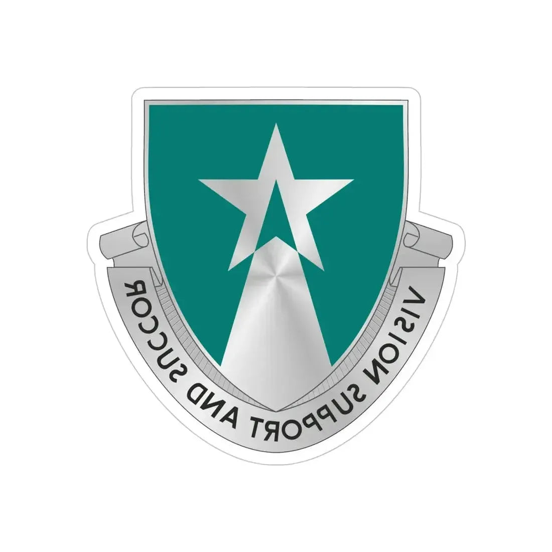 503 Aviation Battalion (U.S. Army) REVERSE PRINT Transparent Die-Cut STICKER - The Sticker Space