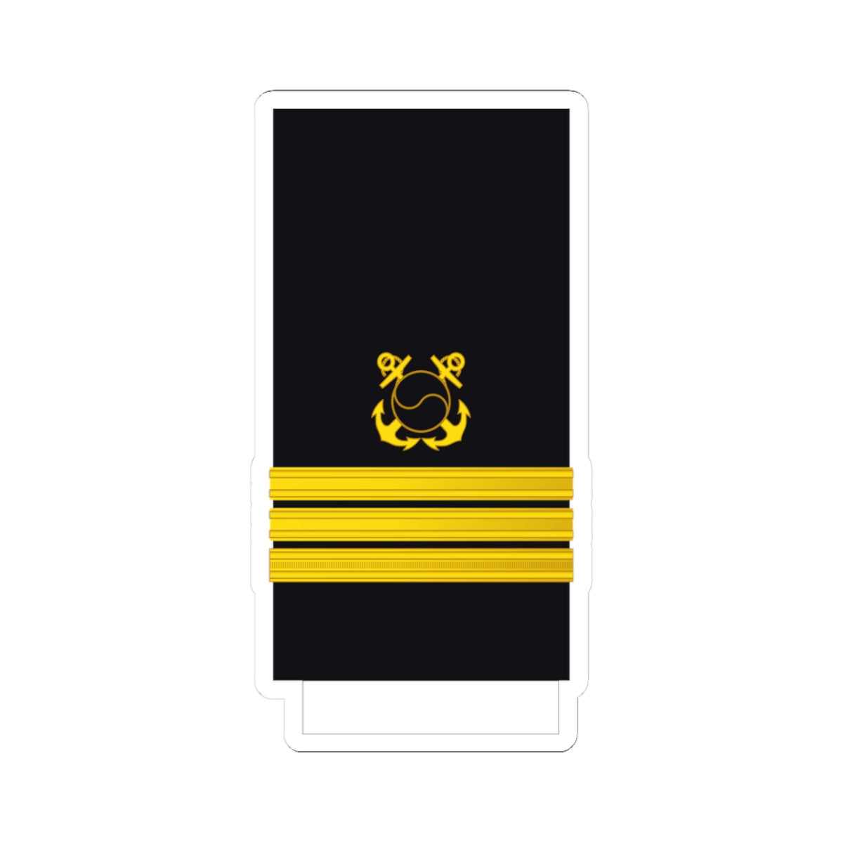 SouthKorea Navy OF 4 sleeve (Korea) (Military Rank) STICKER Vinyl Kiss-Cut Decal