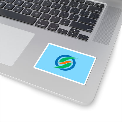 Flag of Shika Ishikawa (Japan) STICKER Vinyl Kiss-Cut Decal