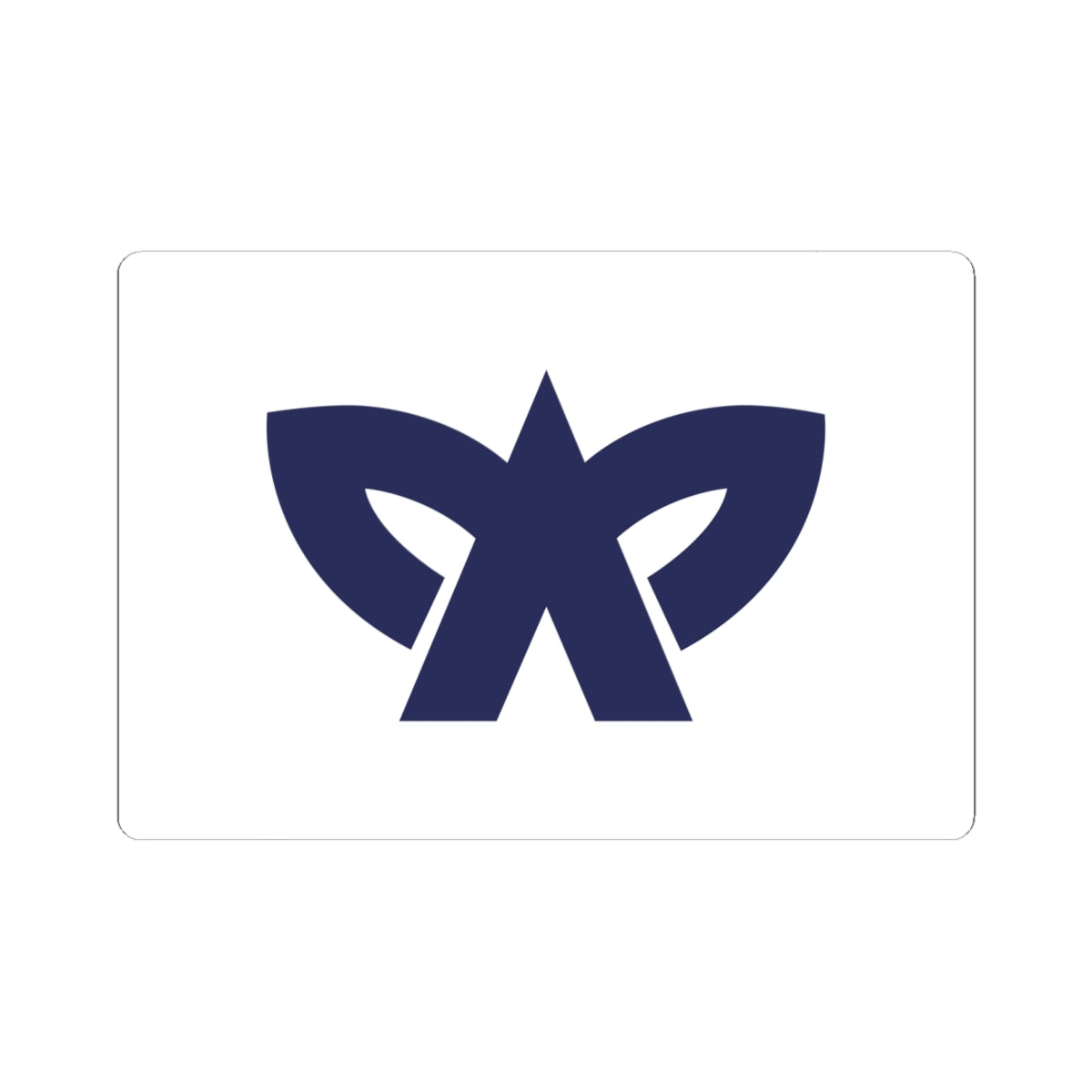 Flag of Okagaki Fukuoka (Japan) STICKER Vinyl Kiss-Cut Decal