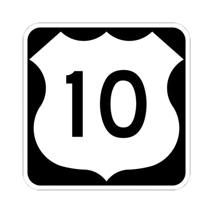US 10 MN 1961 (Minnesota) (Road Sign) STICKER Vinyl Kiss-Cut Decal