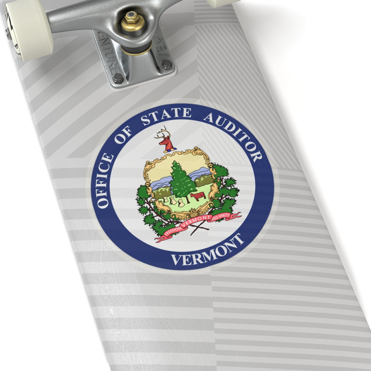 Seal of the State Auditor of Vermont - STICKER Vinyl Kiss-Cut Decal