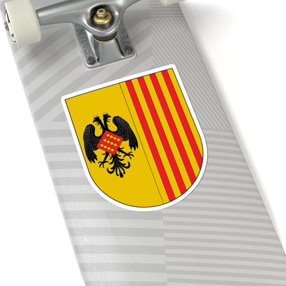 Antic escut municipal del Pont de Suert (Spain) (Coat of Arms) STICKER Vinyl Kiss-Cut Decal