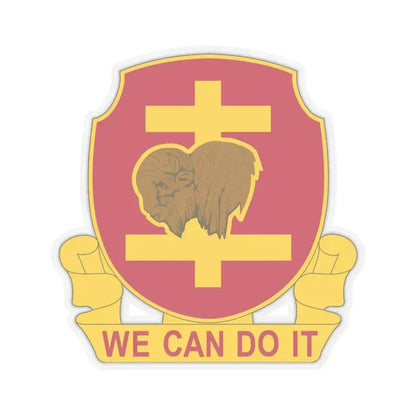 503rd Field Artillery Battalion (U.S. Army) STICKER Vinyl Kiss-Cut Decal 3 Inch Transparent - The Sticker Space