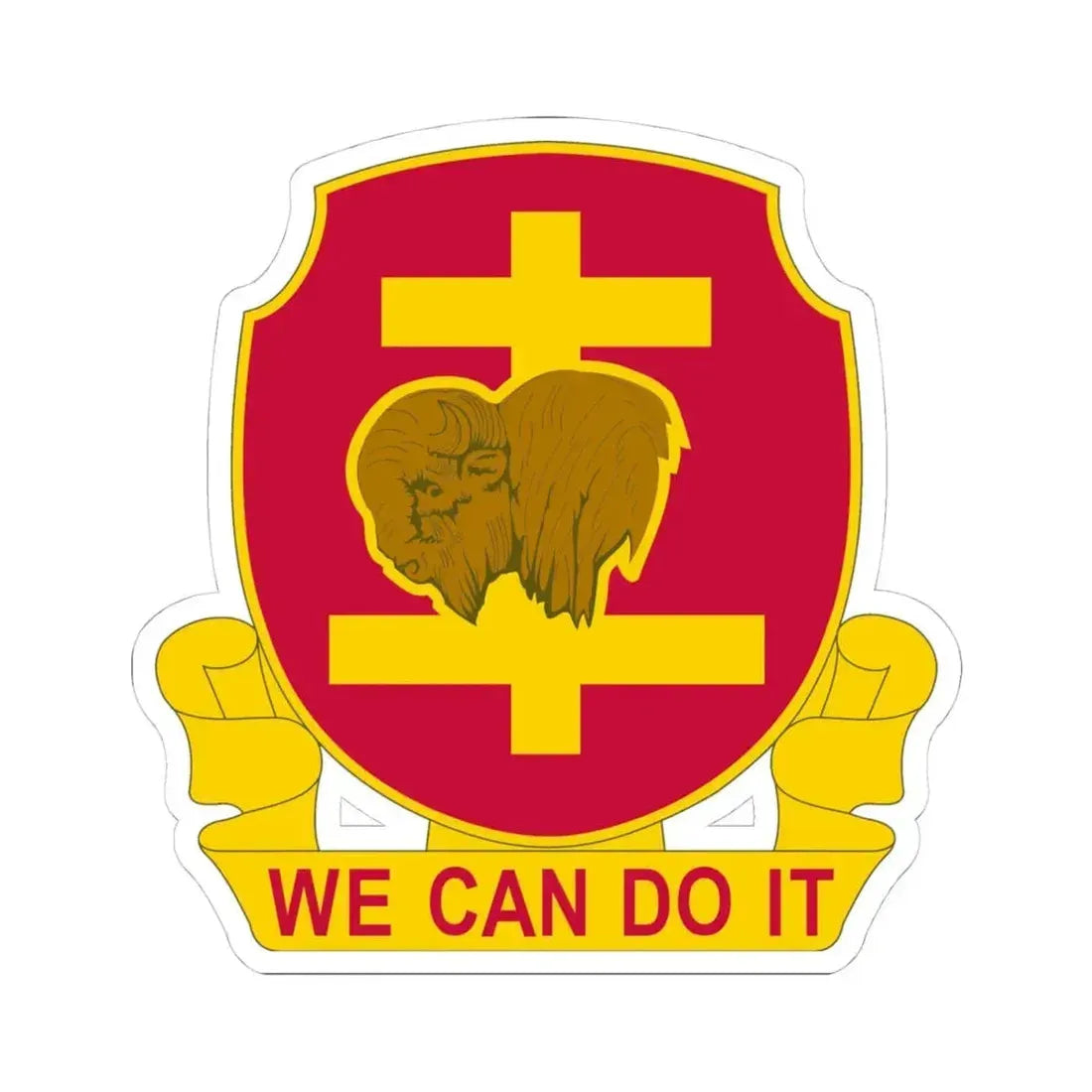 503rd Field Artillery Battalion (U.S. Army) STICKER Vinyl Kiss-Cut Decal 4 Inch White - The Sticker Space
