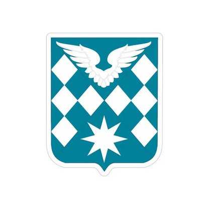 504 Aviation Battalion 2 (U.S. Army) REVERSE PRINT Transparent Die-Cut STICKER 6 Inch Die-Cut Transparent - The Sticker Space