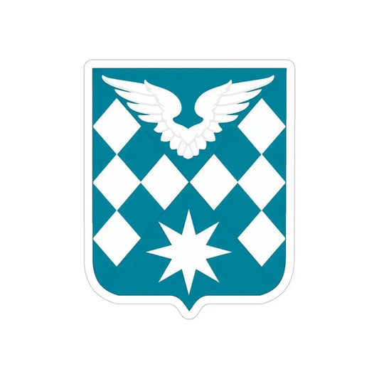 504 Aviation Battalion 2 (U.S. Army) REVERSE PRINT Transparent Die-Cut STICKER 6 Inch Die-Cut Transparent - The Sticker Space