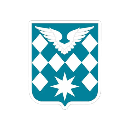 504 Aviation Battalion 2 (U.S. Army) REVERSE PRINT Transparent Die-Cut STICKER - The Sticker Space