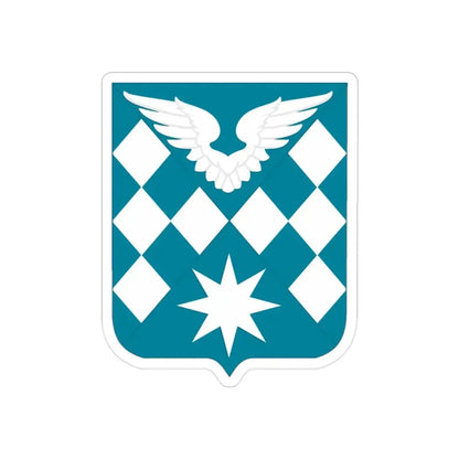 504 Aviation Battalion 2 (U.S. Army) REVERSE PRINT Transparent Die-Cut STICKER - The Sticker Space