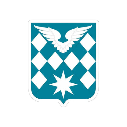 504 Aviation Battalion 2 (U.S. Army) REVERSE PRINT Transparent Die-Cut STICKER - The Sticker Space