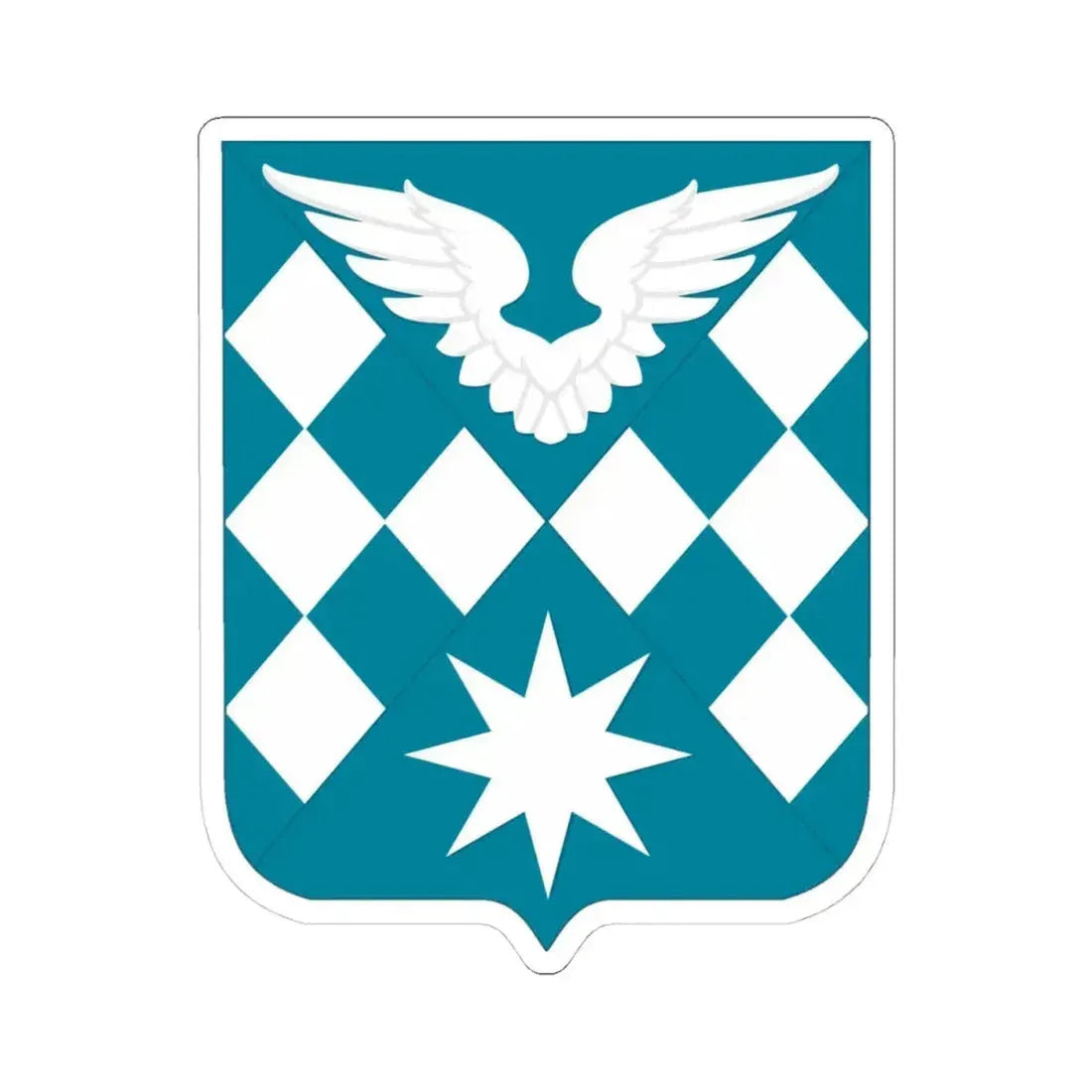 504 Aviation Battalion 2 (U.S. Army) STICKER Vinyl Kiss-Cut Decal 4 Inch White - The Sticker Space