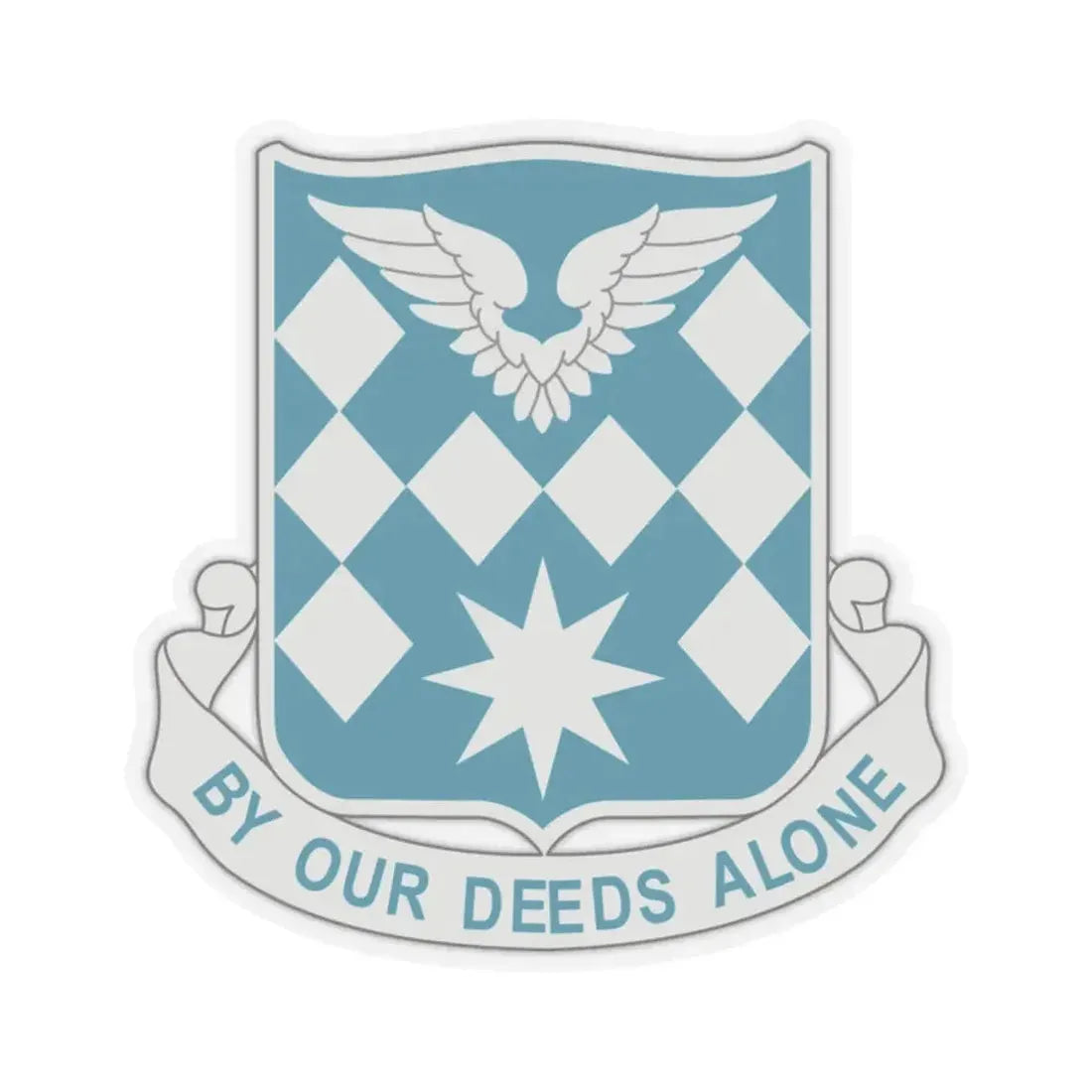 504 Aviation Battalion (U.S. Army) STICKER Vinyl Kiss-Cut Decal 2 Inch Transparent - The Sticker Space