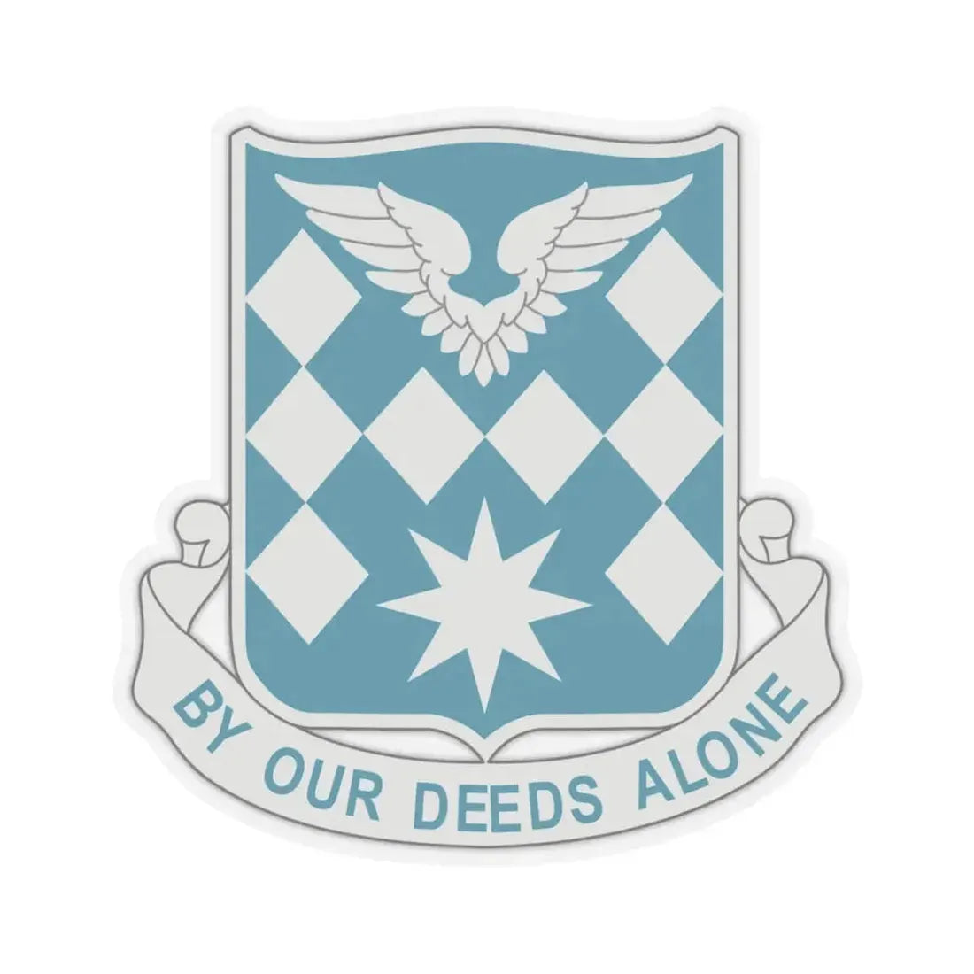 504 Aviation Battalion (U.S. Army) STICKER Vinyl Kiss-Cut Decal 3 Inch Transparent - The Sticker Space