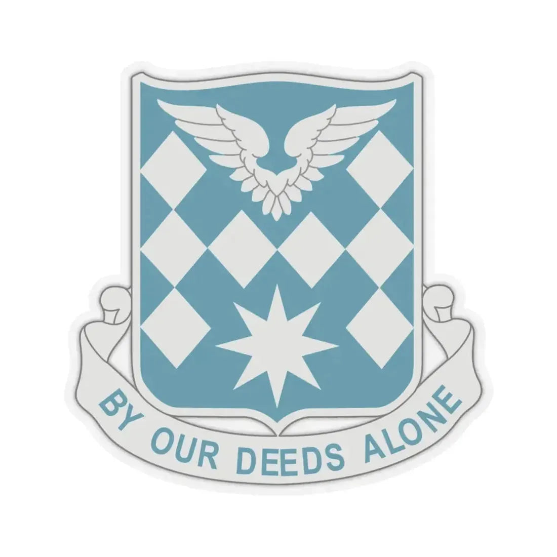 504 Aviation Battalion (U.S. Army) STICKER Vinyl Kiss-Cut Decal 4 Inch Transparent - The Sticker Space