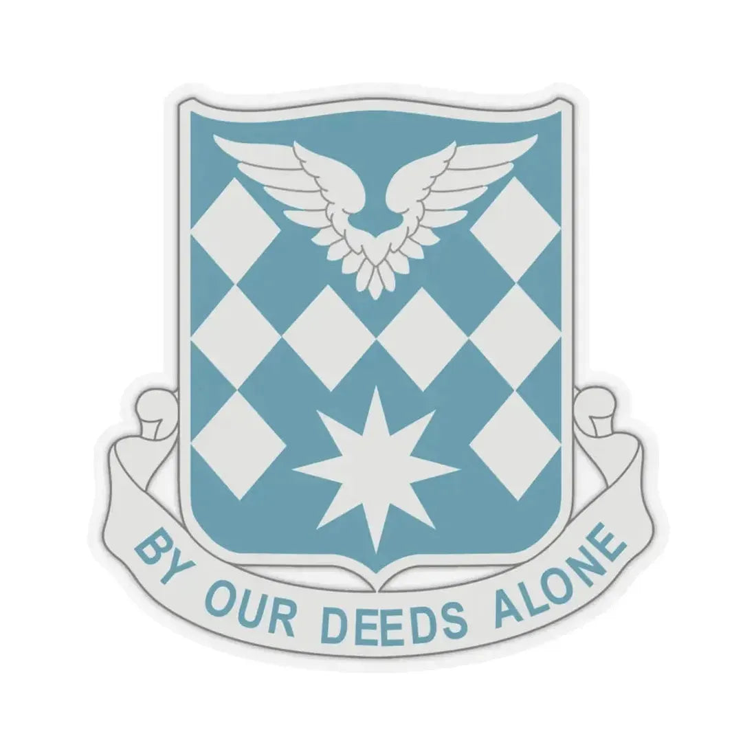 504 Aviation Battalion (U.S. Army) STICKER Vinyl Kiss-Cut Decal 6 Inch Transparent - The Sticker Space