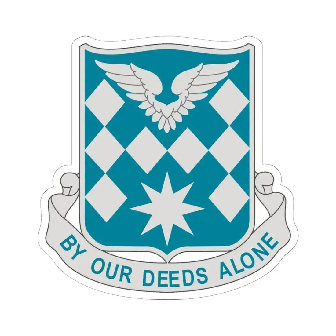 504 Aviation Battalion (U.S. Army) STICKER Vinyl Kiss-Cut Decal 6 Inch White - The Sticker Space