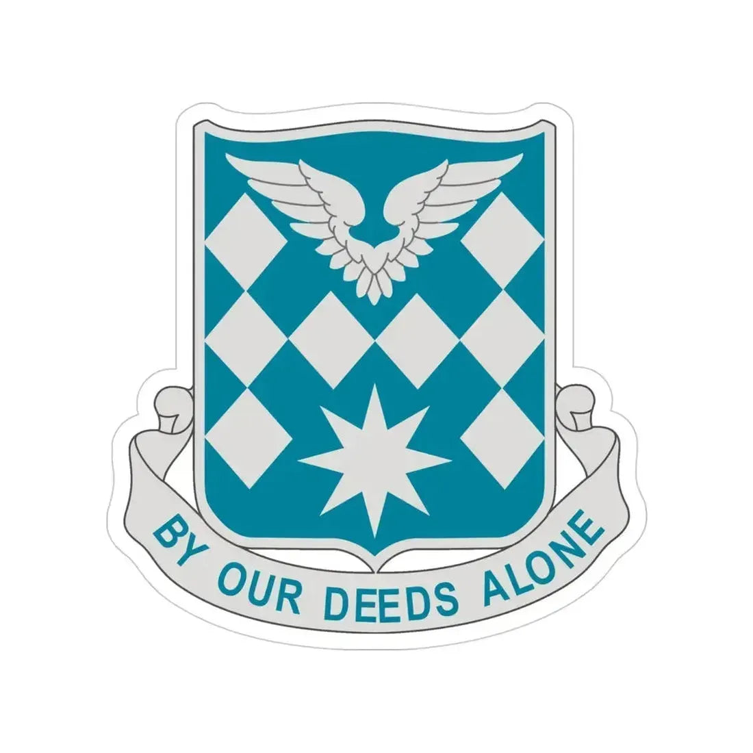 504 Aviation Battalion (U.S. Army) Transparent STICKER Die-Cut Vinyl Decal 4 Inch - The Sticker Space